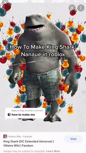 Create a King Shark Avatar in Roblox