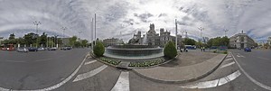 Plaza De Cibeles De Madrid 360 Panorama | 360Cities