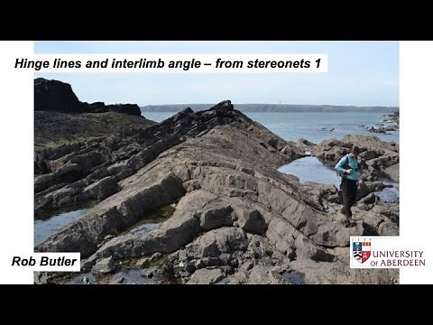 Hinge line and interlimb angle - from stereonets 1