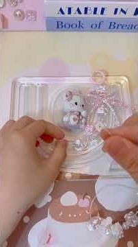 I make handmade pendants with macaron hand-painted beads and 0.45mm steel wire.#beads #charm