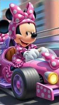 Mickey roadster racer with friends