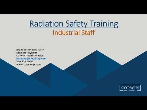 Radiation Safety Training for Industrial X-Ray