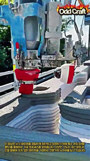 기계가 직접 짓는 집! 첨단 건축용 3D 프린터 작동 과정 #worker #process #automation #builder #concrete