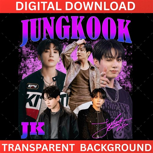 Jungkook PNG File, Jung Kook PNG Art (digital Download) Ready to Print. - Etsy