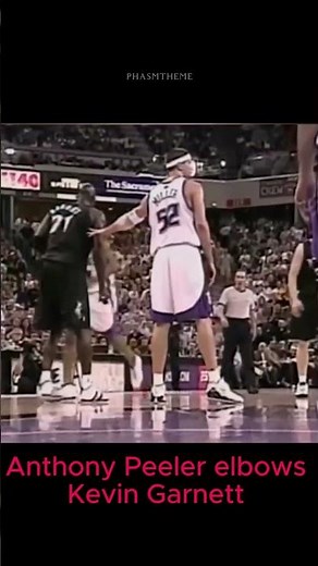 Anthony Peeler elbows Kevin Garnett #shorts