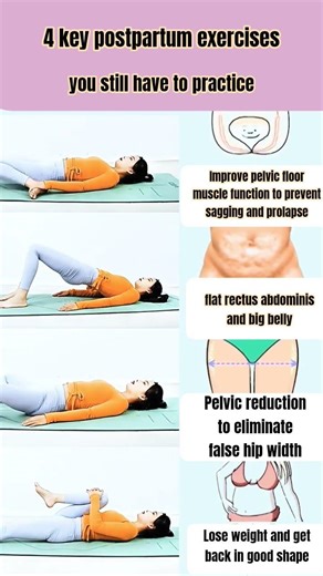 Flat Belly, Strong Pelvic Floor & Body Shape Recovery #PostpartumWorkout #PelvicFloorRecovery