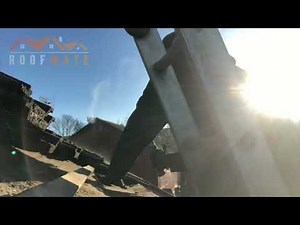 Installing EPS Tray on Roof (Felt Support Tray) - Roof Leak Repair - RoofMateUK