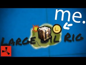 Surviving Alone Trapped To Just Oil Rig in Rust...