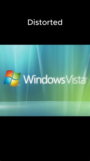 Windows Vista Startup Sound Normal vs. Distorted