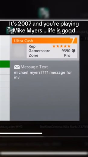 | Pros | Clips | Moments | Nostalgia on Instagram: "It's 2007 and you're playing Mike Myers.. Life is Good 🥲 It’s 2007. No battle passes. No skill based matchmaking. No meta videos telling you how to play. You just got home from school, booted up Call of Duty 4, and someone invited you to Mike Myers 👀🔪 This was not just a custom game. This was a core memory. The lobby was chaos. One player had a knife. Everyone else had pistols or nothing at all. Lights off. Corners everywhere. Heart racing e
