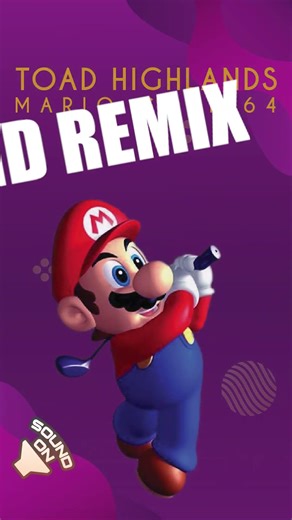 Old vs New - Mario Golf 64 - Toad Highlands #videogamemusic #n64 #retrogaming #nintendo