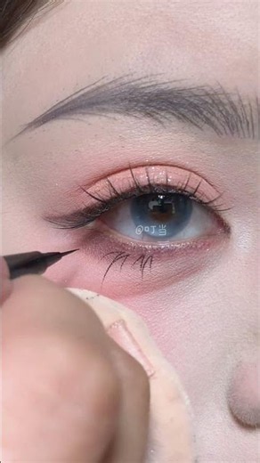 Beginner eye makeup #eyemakeuppractice #lowerlashes #lowerlashdrawingtechniques