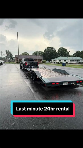 Customer called 20 min before football practice started…no problem. Went and hooked up and had him meet me there. Been steady moving! #BSCTrailerRentals #trailerrental #sidehustle #hustle #rental #cartrailer #carshow