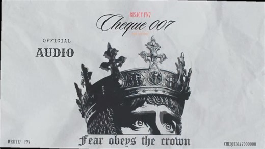 #Newrelease ❗ Grind till the cheque hits 7 figures, shine till the streets remember - BisAce Fn7 "CHEQUE 007" Official Audio 🔥 https://youtu.be/I4PBYdXo0Q4?si=qb5zP5xMMETh5XKV #hiphopvibesd | Hiphop Vibes