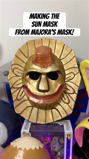 Making all 31 masks from Majoras Mask! Next up: The Sun Mask ☀️ #zelda #majoramask #cosplay