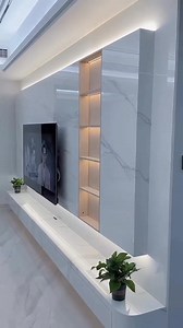 1.2M views · 12K reactions | typical tv wall decor  | ديكورات ودهانات حديثة | Facebook
