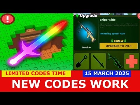 *NEW CODES* [NUKE] Underground War 2.0 ROBLOX | LIMITED CODES TIME | MARCH 15, 2025