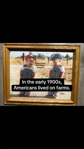 In the early 1900's, more Americans lived on farms. Today, less than 2% do. #farm #farming #legacy