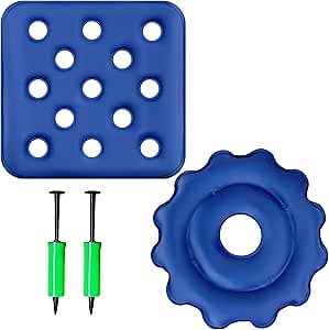 Gel Seat Cushion for Long Sitting - 18" x 16" x 2.4" (Extra Thick＆Soft) Gel Cushion for People Over 200 lbs, Pressure Relief Cushion for Office Chair, Egg Cushions for Wheelchair, Gel Pad for Car