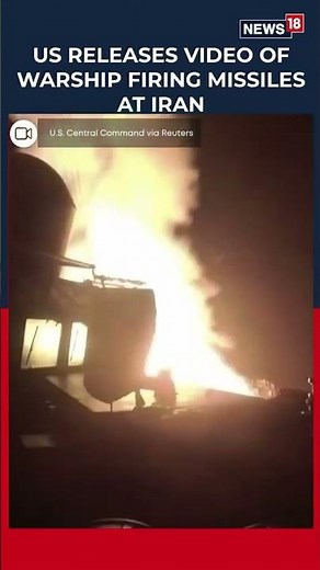 WATCH: U.S. Warship Fires Missiles at Iran in Dramatic New Footage