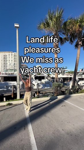 If you see us crying tears of joy as soon as we get to spend some time on land, no you didn’t #yachties #yachtcrew #yachtchef #belowdeck #privatechef #offcharter #landlife #fortlauderdale #miami #westpalmbeach #bvi #caribbean
