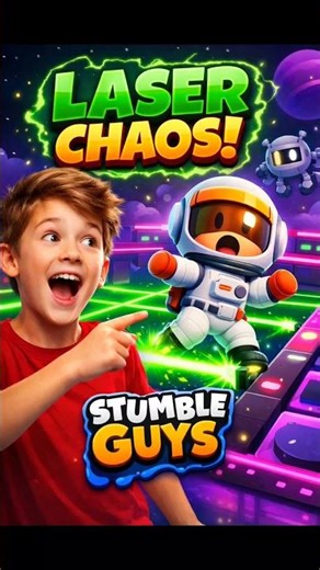 INSANE Laser Escape in Stumble Guys! 🔥 #shorts