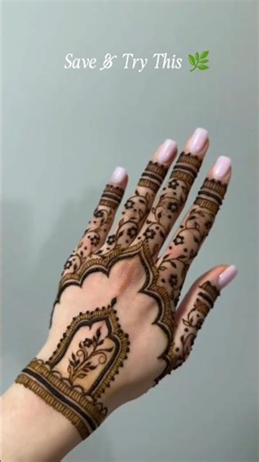 Simple Henna Tutorial 😍 #shorts