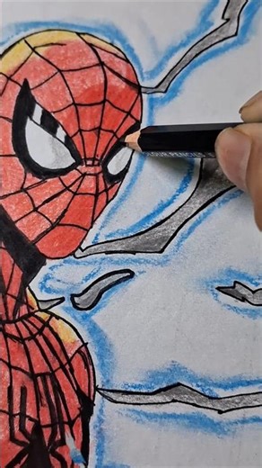 Draw Spiderman for Marval #art #drawing