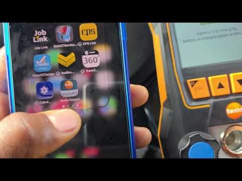 TESTO SMART APP with THE 558S