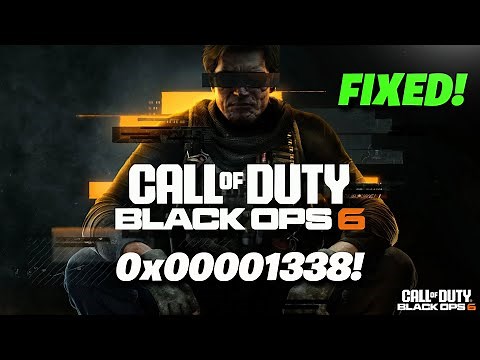 Fix Call of Duty Black Ops 6 and MW3 Error Code (0x00001338) - on PC/Battlenet / Steam/Xbox App