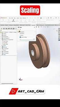 Scale Your Models Faster: SolidWorks Tips & Tricks #solidworks #scale #artcadcam #ytshorts