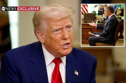 Trump spars with ABC’s Terry Moran over tariff policy, deportations and Ukraine war in testy interview: ‘Everything’s going to be just fine’