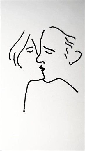lip kiss drawing simple design