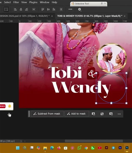 How To Design A Modern Wedding Flyer #WeddingFlyerDesign #PhotoshopWedding #graphicdesign