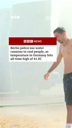 Heatwave breaks records in Germany, Denmark and Czech Republic. #BBCNews