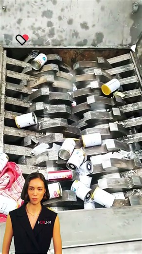 #fcnfm High-strength alloy blade shredder built for continuous industrial recycling lines