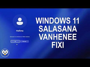 Windows 11 salasana ei vanhene koskaan korjaus