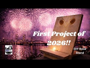 Easy DIY Book Stand - Beginner Project