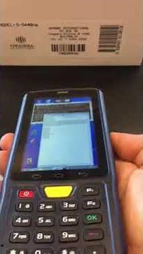 PDA Android con lector de código de barras y escritorio remoto
