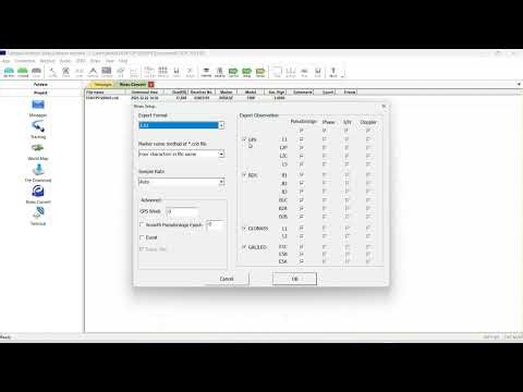 014 How to Convert Static CNB file to Rinex file