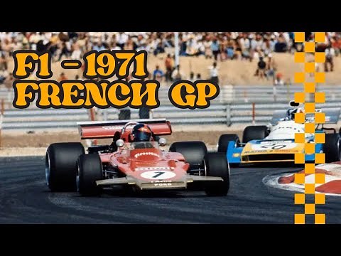 Formula 1 1971 French GP | Stewart vs Cevert in a Brutal Tyrrell Showdown | Race Highlights