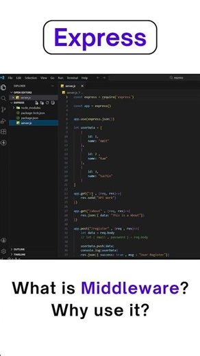 🔥What is Middleware? (Why Every API Needs It) 😳 #coding