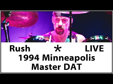 Rush band Live 1994 Minneapolis MN Concert Performance Original Master Recording Counterparts Tour