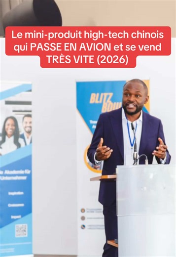 Les produits lourds coûtent cher à importer. Les produits compliqués se vendent mal. En 2026, les vrais gagnants misent sur des mini-produits high-tech, faciles à transporter, faciles à vendre et rapides à faire tourner. 👉 Suis la page 👉 Commente CHINE pour la suite #BusinessChine #MiniProduits #HighTech #ImportExport #Entreprendre2026