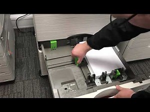 How to Load Paper Correctly - SHARP A3 MFP
