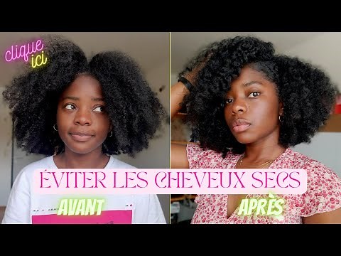COMMENT ÉVITER LES CHEVEUX SECS? (soins sans rinçage) || COMMENT HYDRATER LES CHEVEUX CRÉPUS SECS?