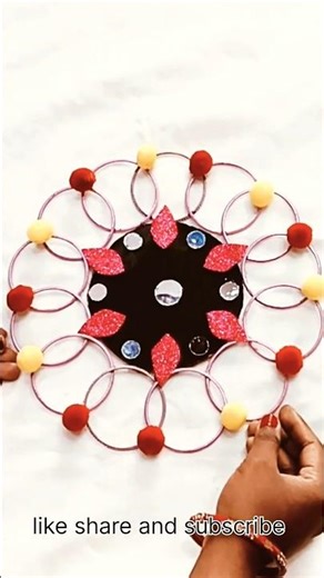 easy bangle wall hanging/how to reuse waste bangle..