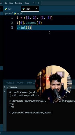 Python Interview Questions for Freshers & Experienced | Get Job Ready Fast 💻🔥 #shorts #coding