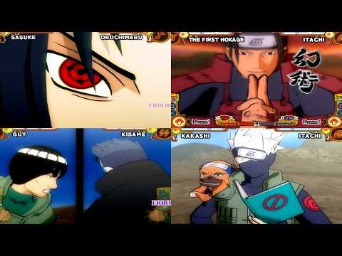 All Ultimate Jutsus & Team Jutsu | Naruto Shippuden Ultimate Ninja 5