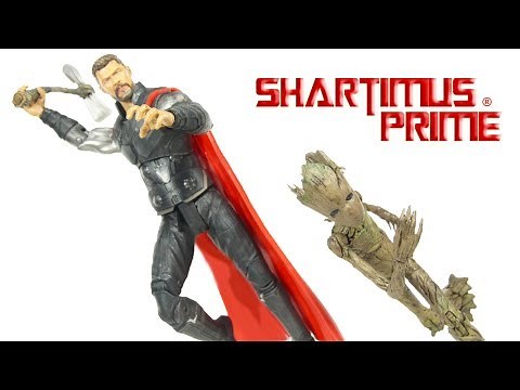 Marvel Select Thor and Groot Avengers Infinity War Diamond Select Toys Action Figure Review